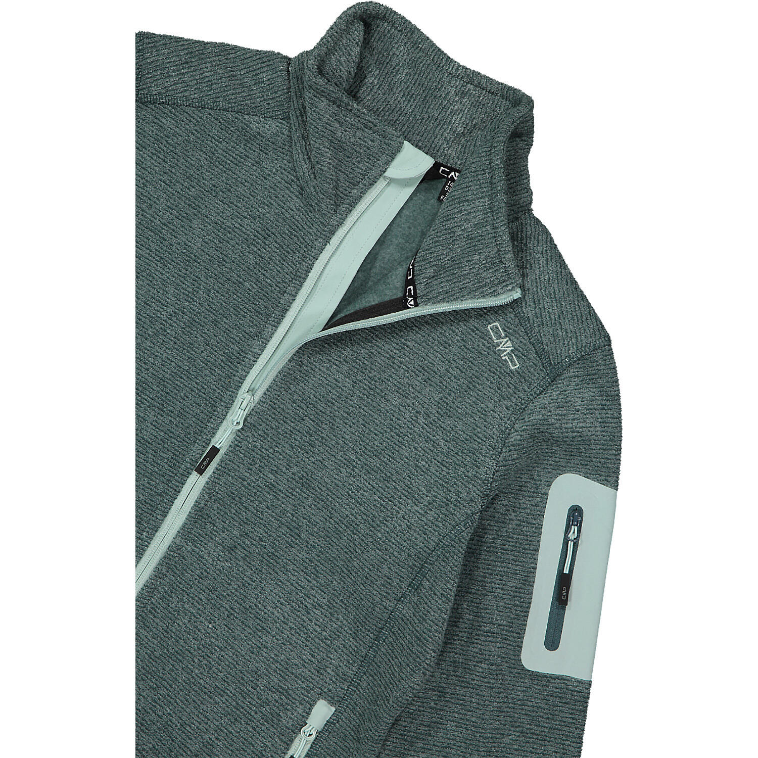 Polaires Et Pulls Femme - CMP W Fleece Jacket  - Trek Green 4/4