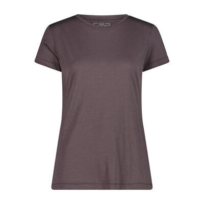 Dames t-shirt met ronde hals van merinowol cmp