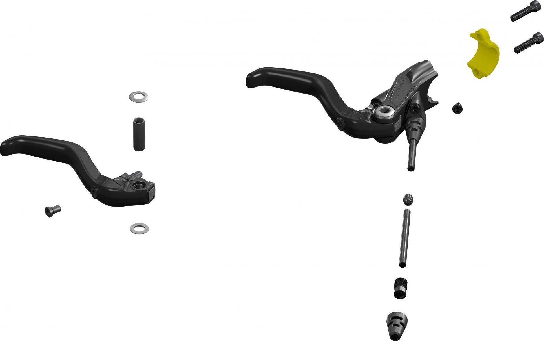 Soporte de Abrazadera de Aluminio Magura Negro sin Tornillos 2/2