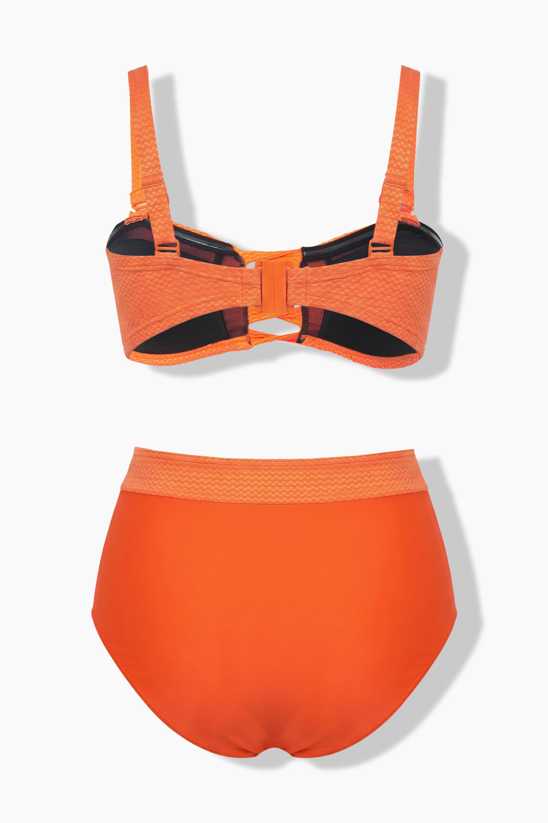 Femme Bikini avec bonnets souples découpes fantaisie et bretelles ajustables 6/7