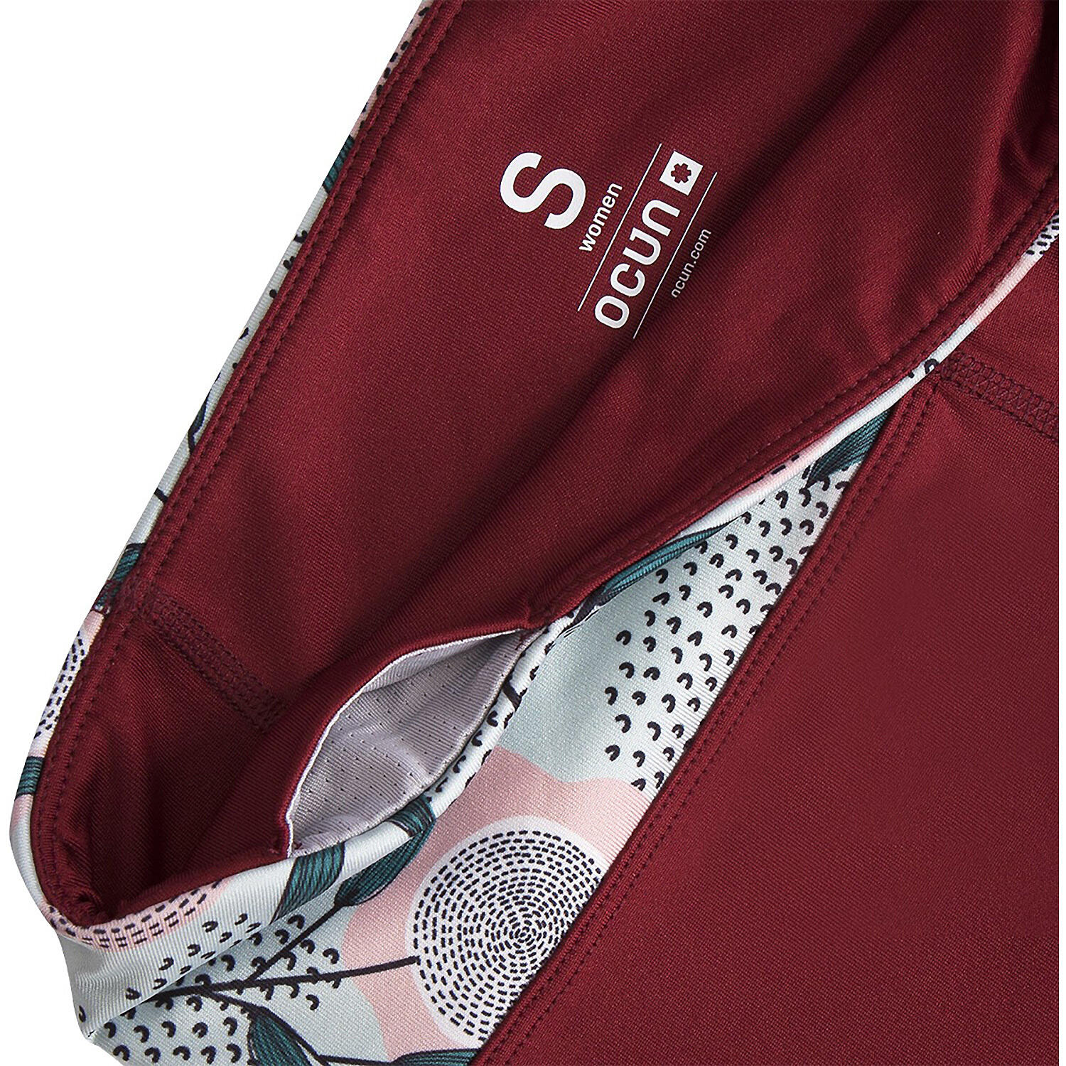Legging femme Ocun Rhea wine 6/7