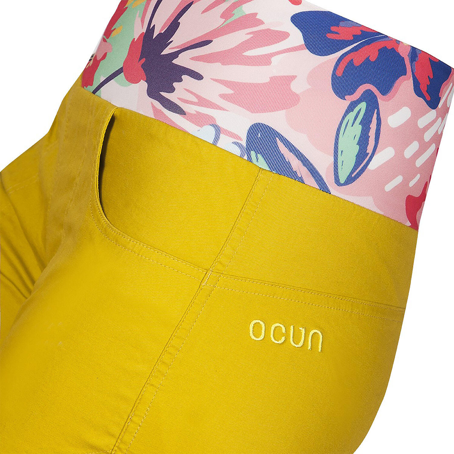 Pantalón corto de mujer Ocun Sansa yellow 5/7
