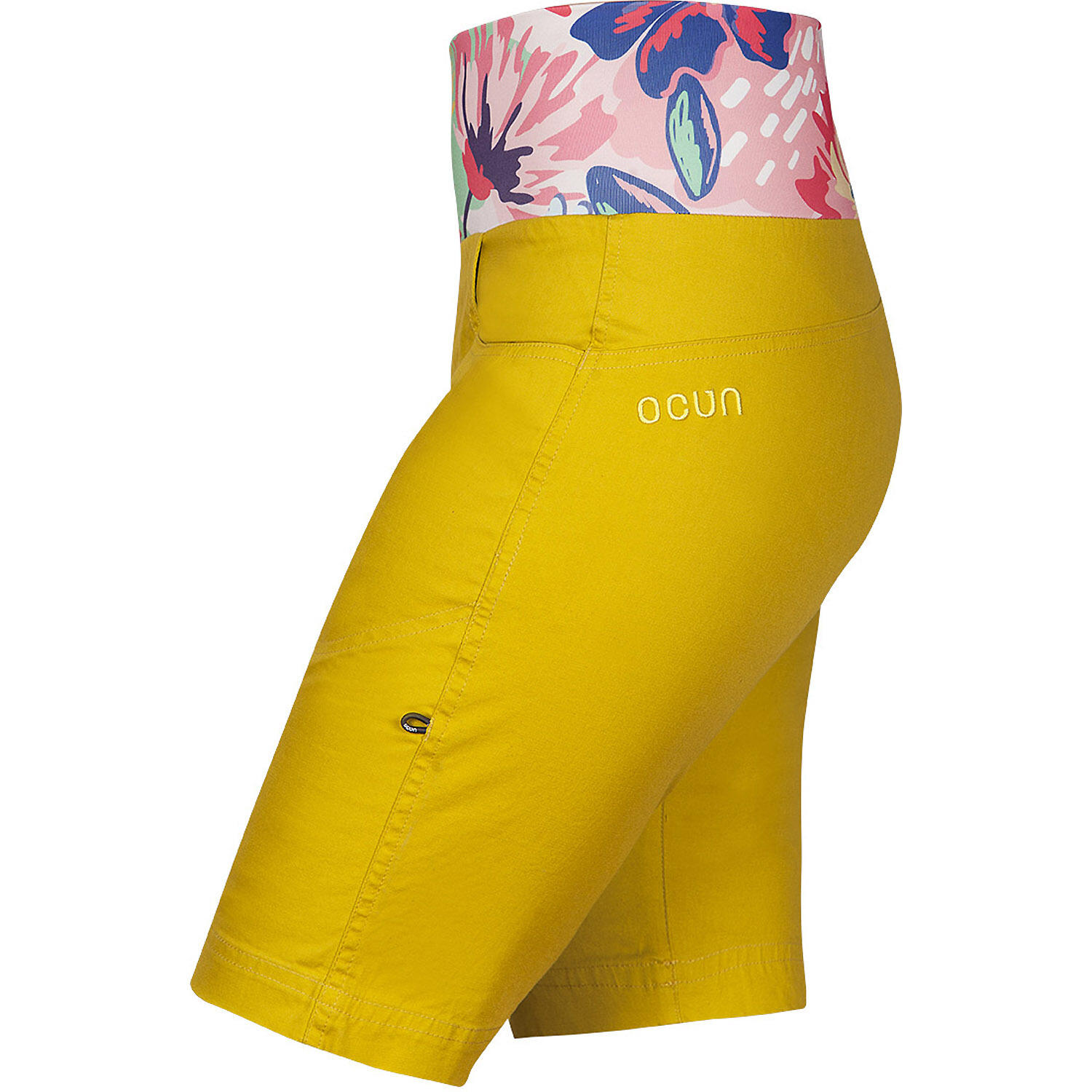 Pantalón corto de mujer Ocun Sansa yellow 4/7