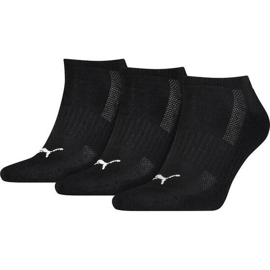 CALZINI Puma Cushioned Sneaker Trainer 3 Pack Nero Unisex