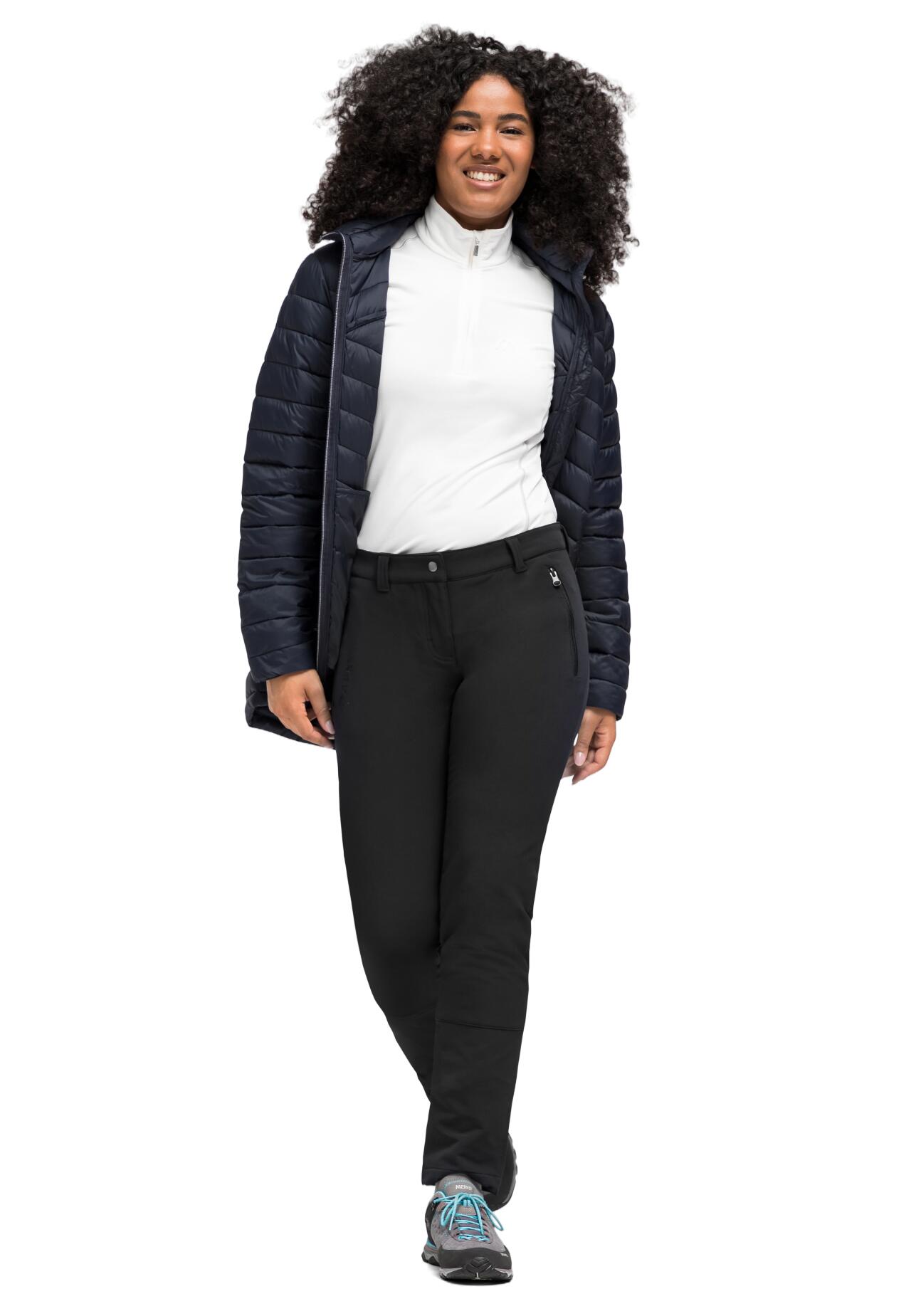 Pantalon doublé pour femmes Noir 5/7