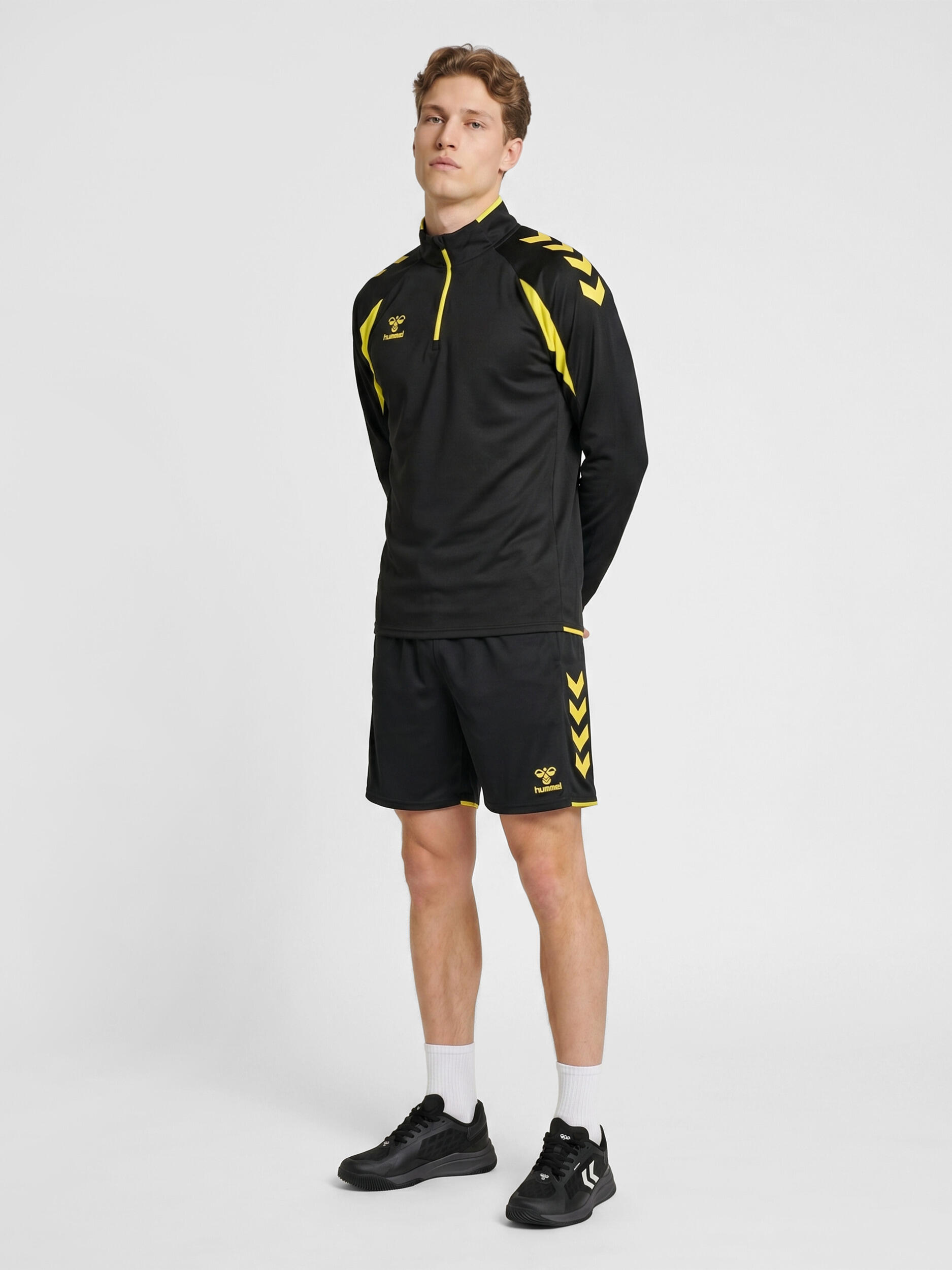 Halbreißverschluss Sweatshirt Raglanärmel Hmlcore Erwachsene 2/6