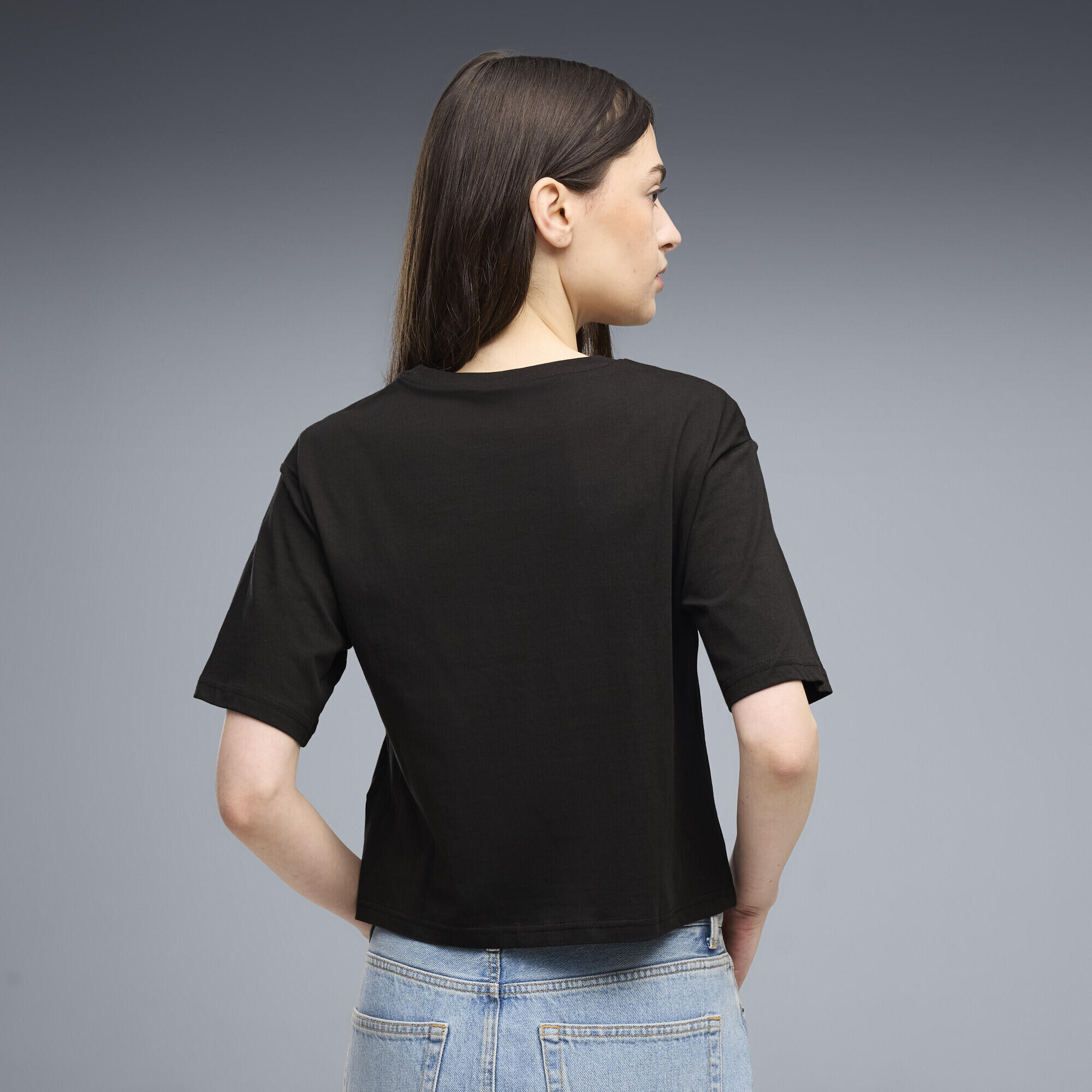 T-shirt court décontracté à logo N° 1 ESS Femme PUMA 3/5