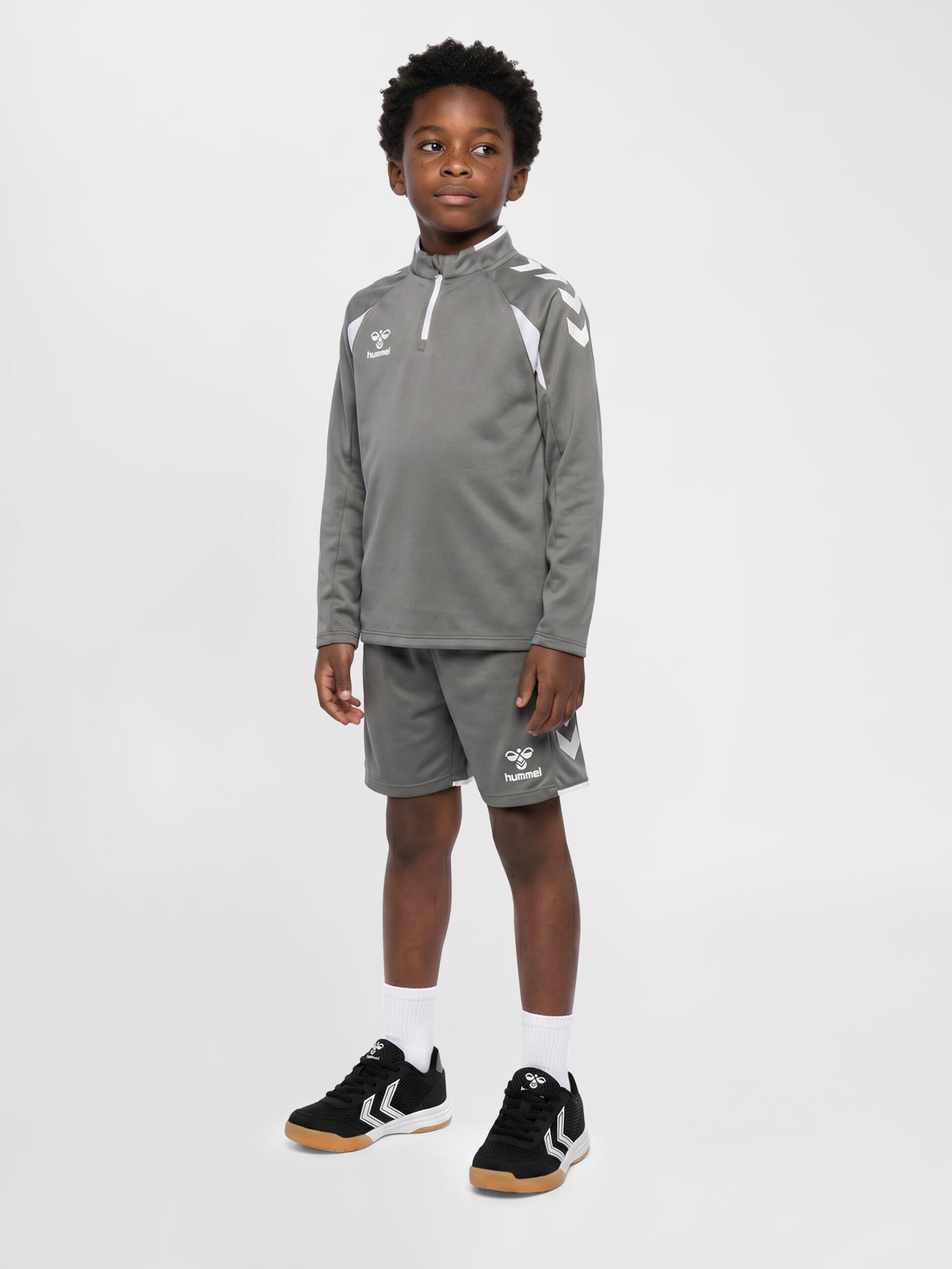 Media Cremallera Zip Sudadera Hmlcore Los Niños Unisex 2/7