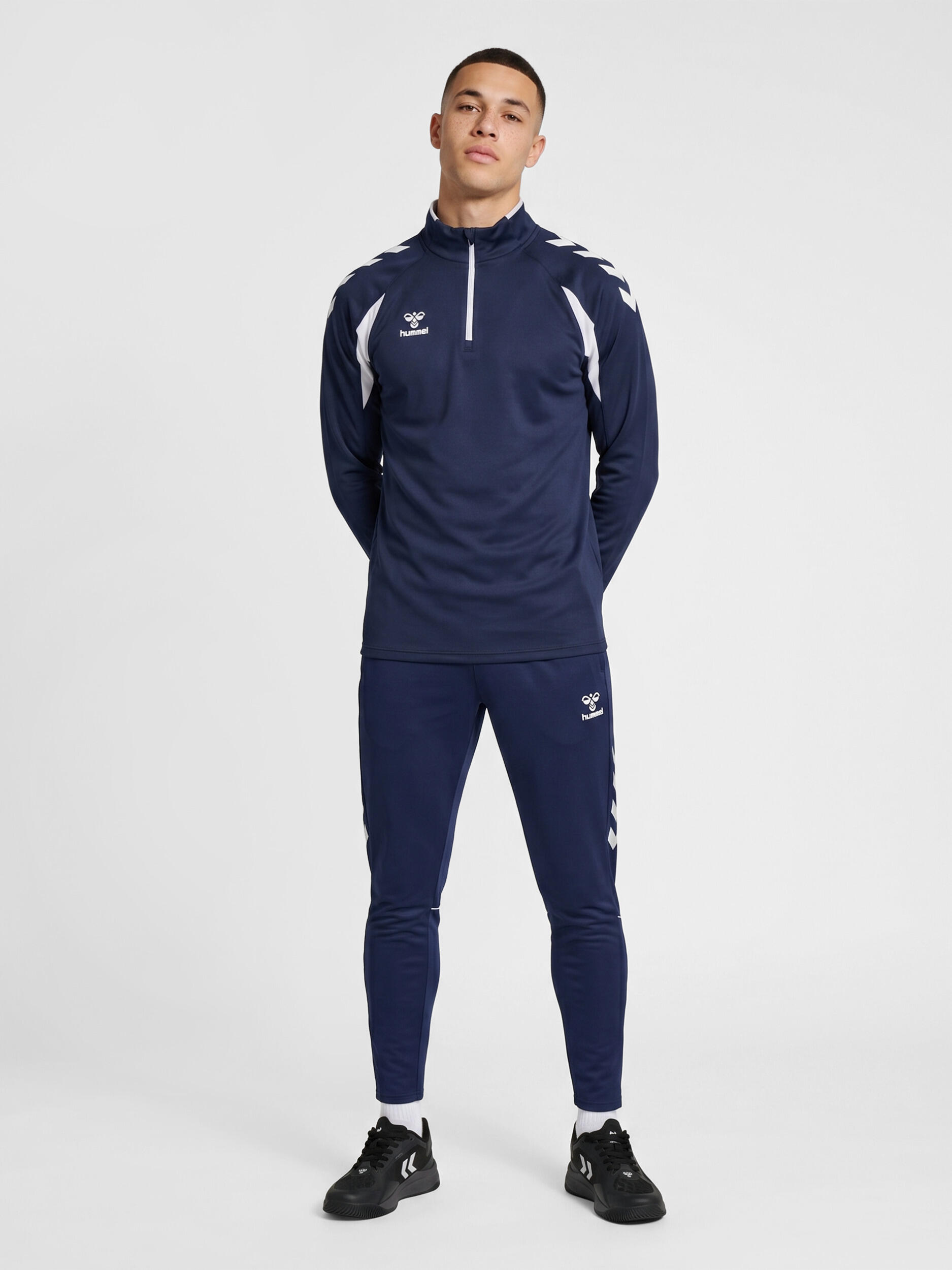 Halbreißverschluss Sweatshirt Raglanärmel Hmlcore Erwachsene 2/6