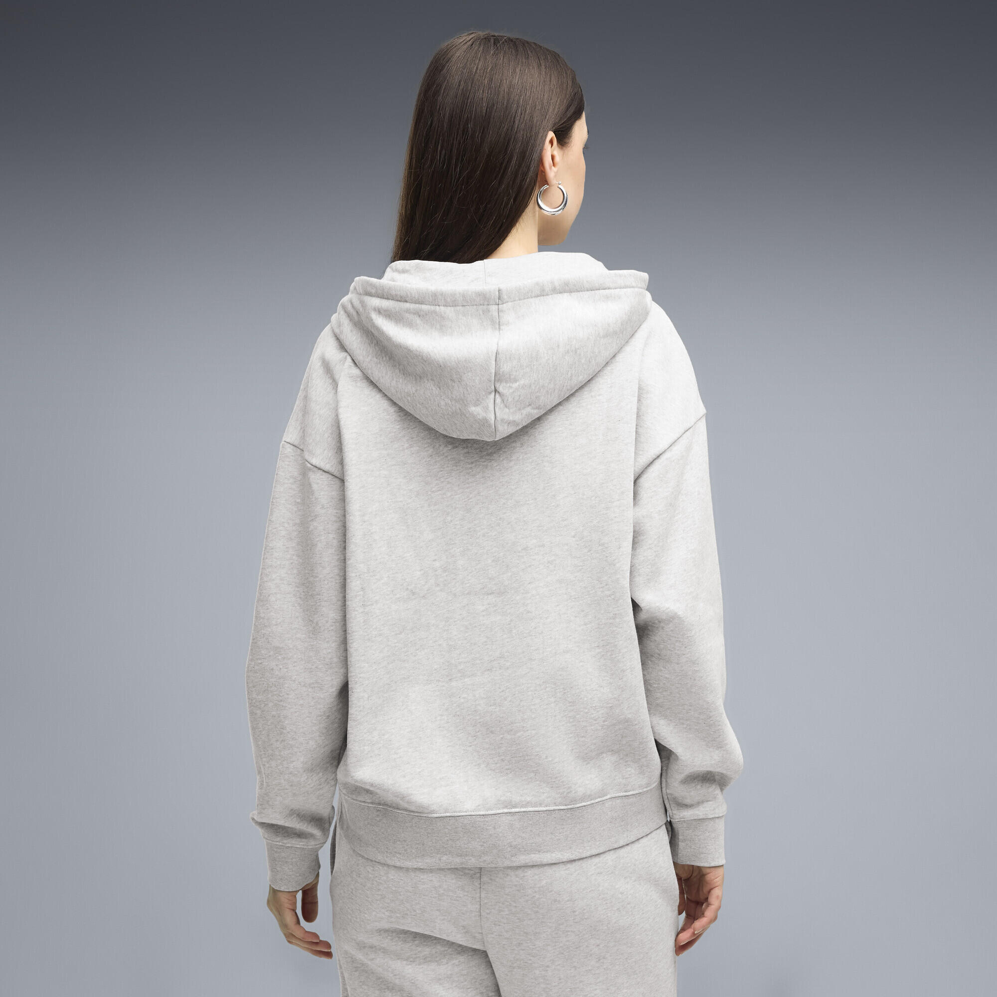 Felpa con cappuccio e zip integrale con logo ESS N. 1 Comfort da donna PUMA 3/5