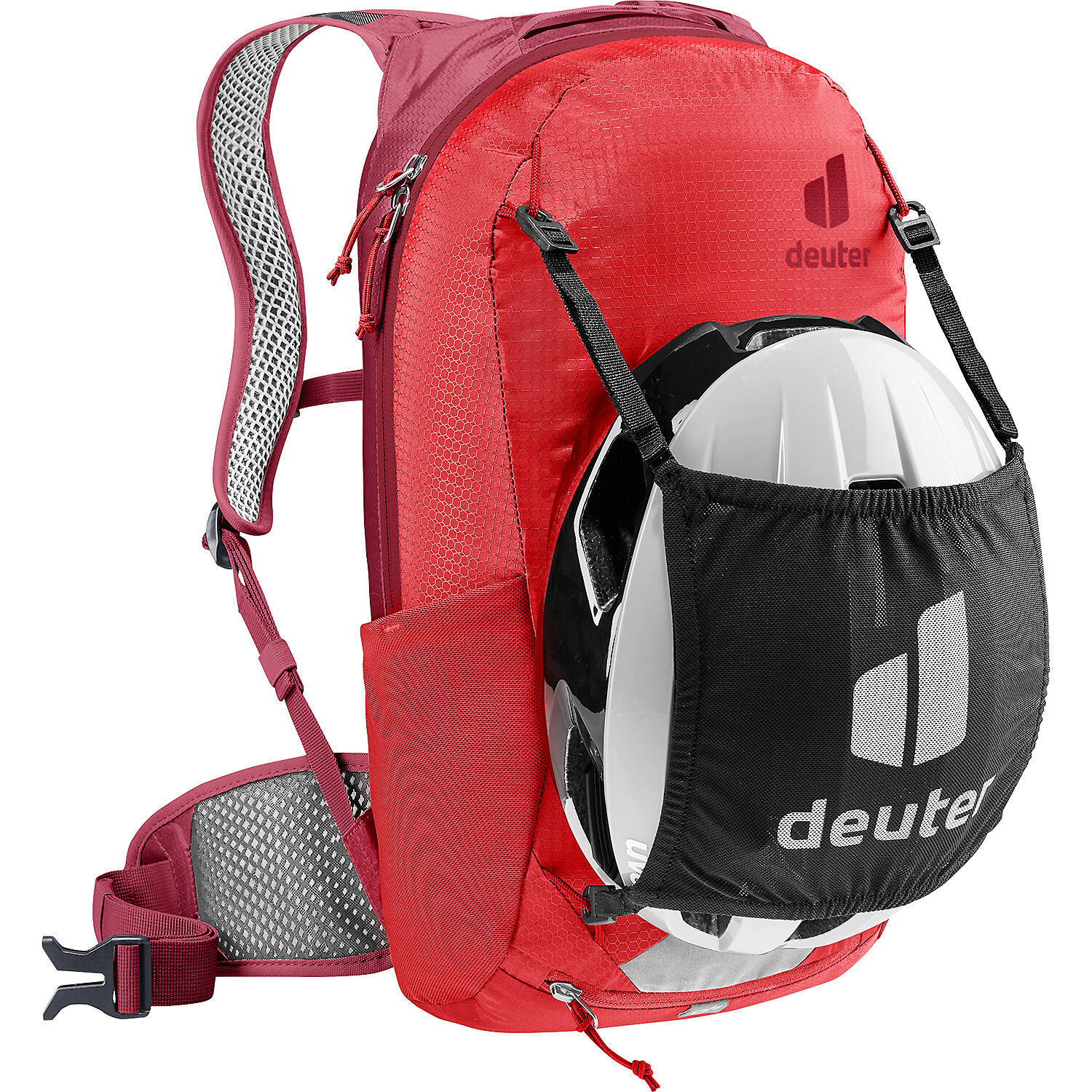 Deuter Race 12L sac à dos vélo ventilé Airstripes 100% recyclé compatible 3L 3/7