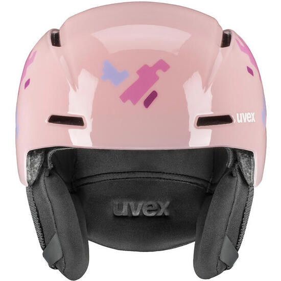 UVEX Viti roze puzzel kinderskihelm 46-50 cm