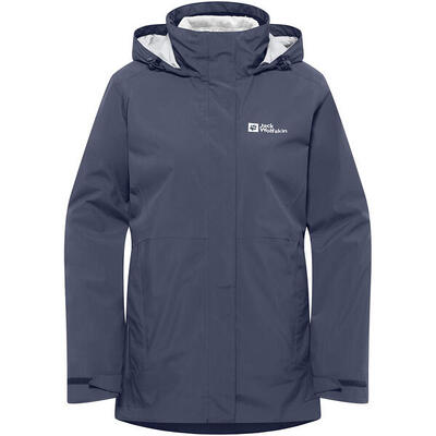 Dames 3-in-1 jas jack wolfskin rotwand 3in1