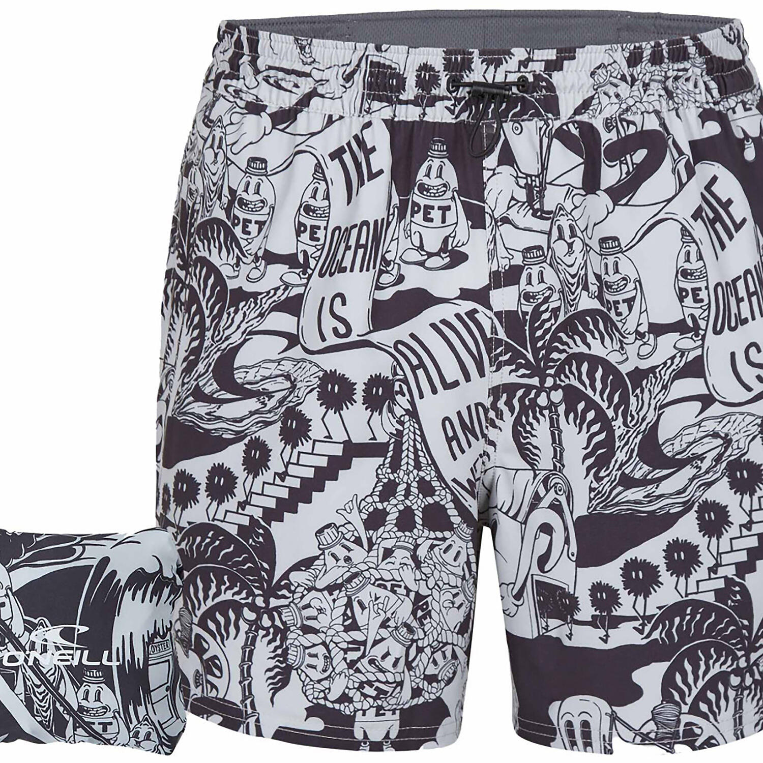 Herren Badeshort M PACKABLE AOP 15'' HYBRID SHORTS 2/7
