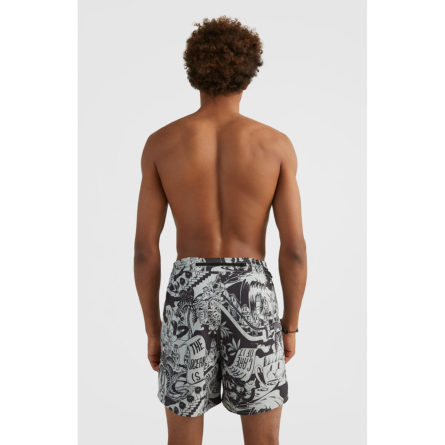 Herren Badeshort M PACKABLE AOP 15'' HYBRID SHORTS 4/7
