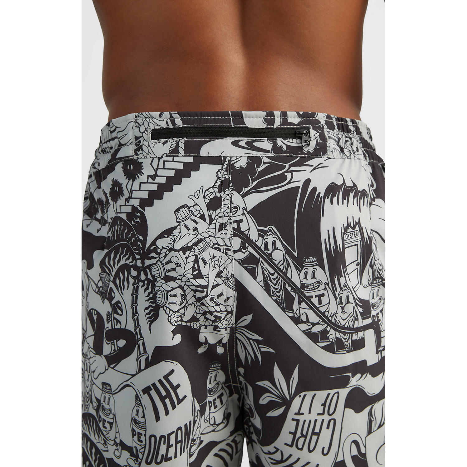Herren Badeshort M PACKABLE AOP 15'' HYBRID SHORTS 6/7