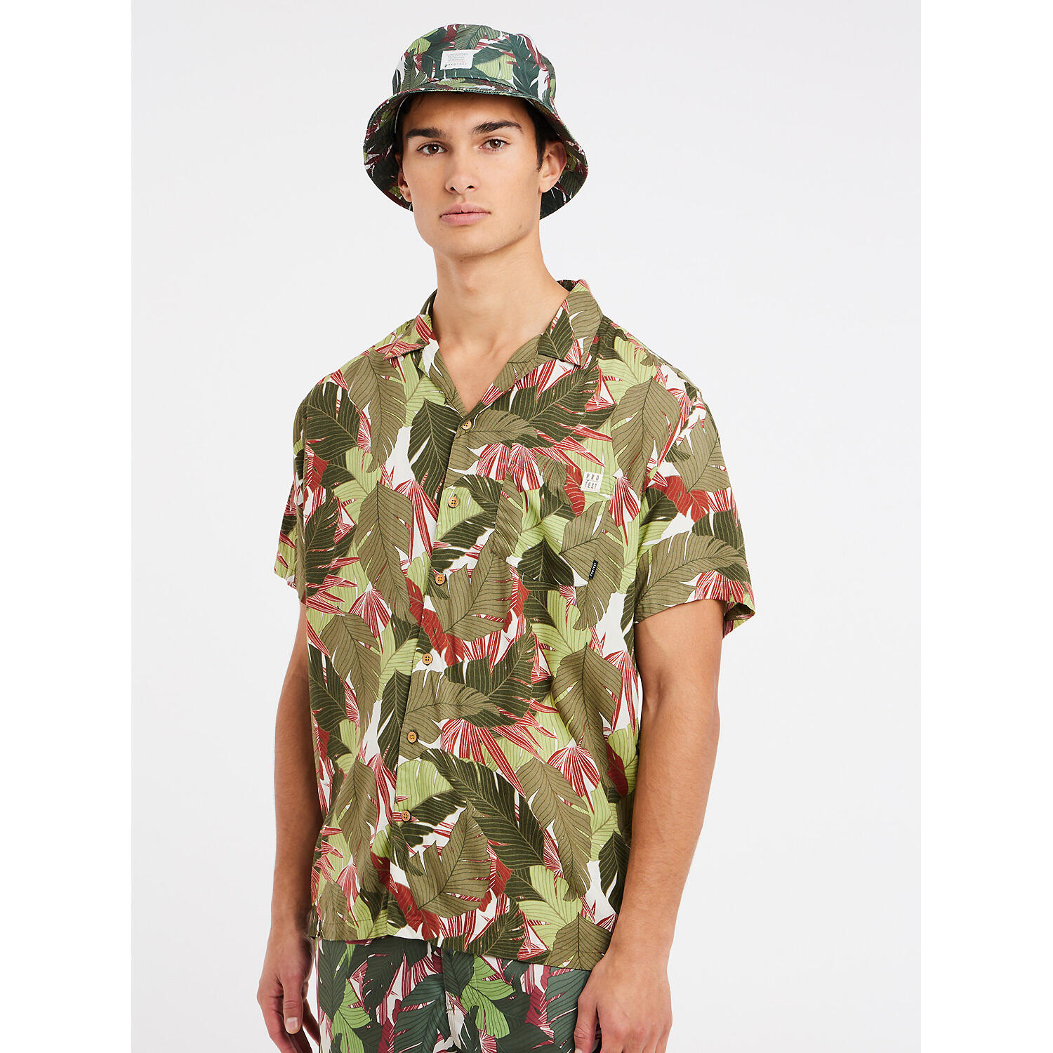 Herren Hemden M PRTHAMRA SHORT SLEEVE SHIRT 3/5