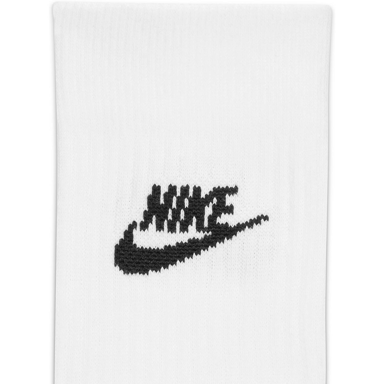 MEDIAS Nike Sportswear Everyday Essential Crew 3 Pairs, Blanco, Unisexo 4/5