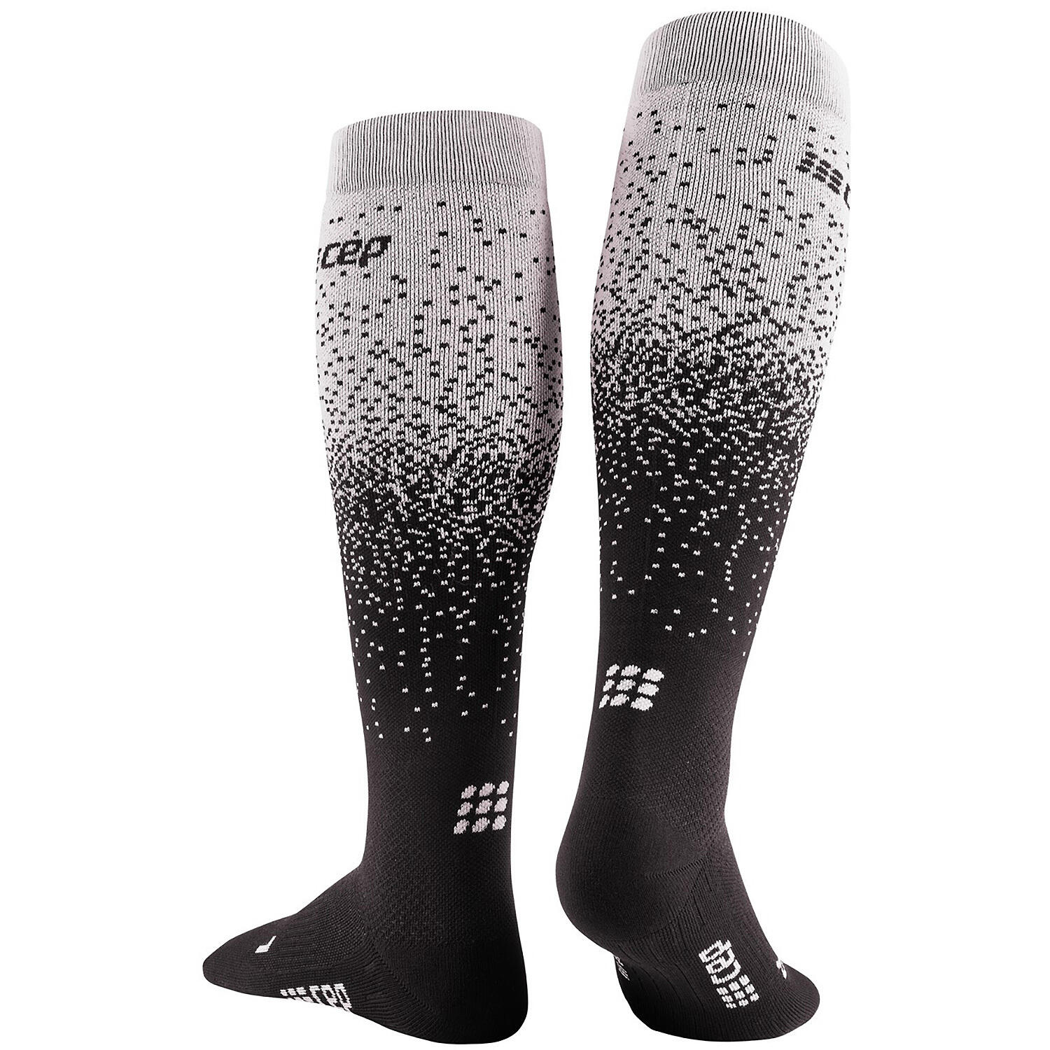 Herren Socken M SNOWFALL COMPRESSISOCKS SKIING TALL 3/4