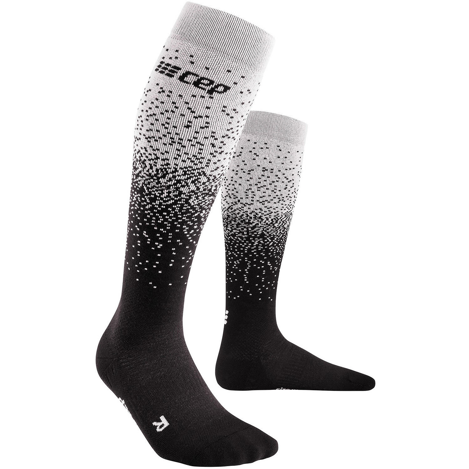 Herren Socken M SNOWFALL COMPRESSISOCKS SKIING TALL 2/4