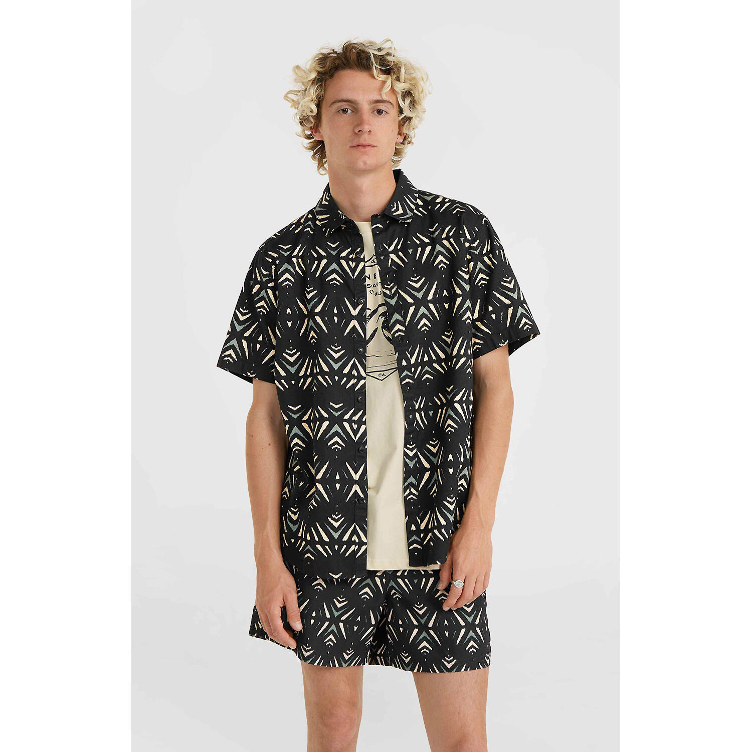 Herren Hemd M MIX ANDMATCH BEACH SHIRT 4/7