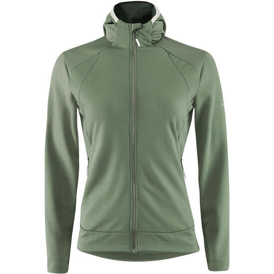 Damen Rollkragen W ZIP-HOODY TECH-MERINO