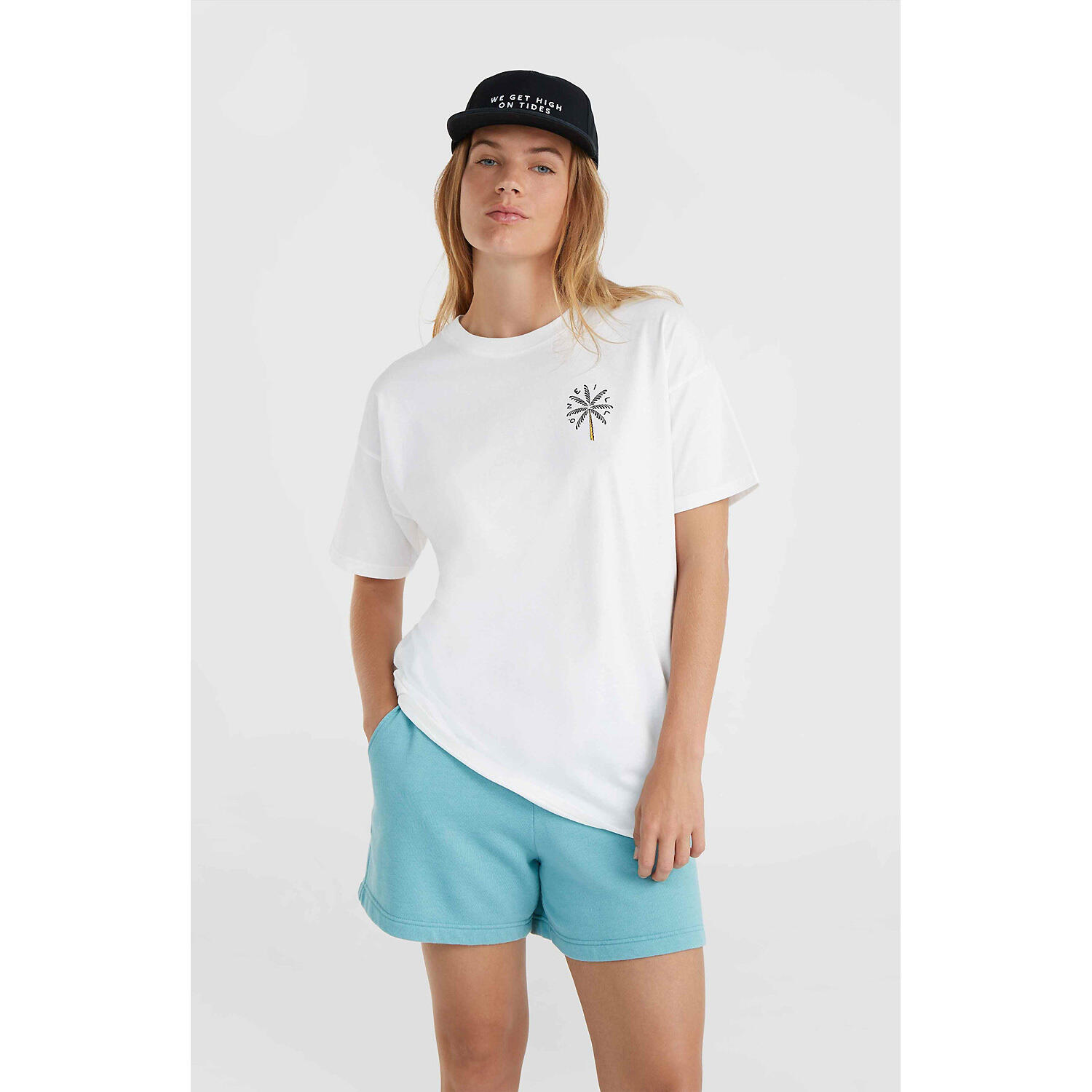 Damen T-Shirt W BEACH VINTAGE HIGH TIDES T-SHIRT 5/7