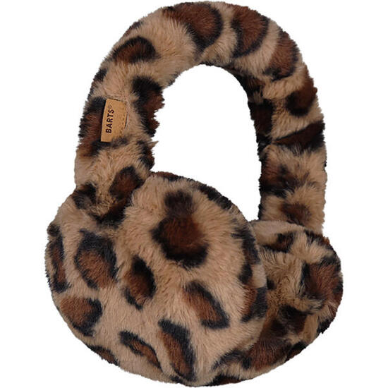 Paraorecchie donna Barts Big Fur stampato marrone