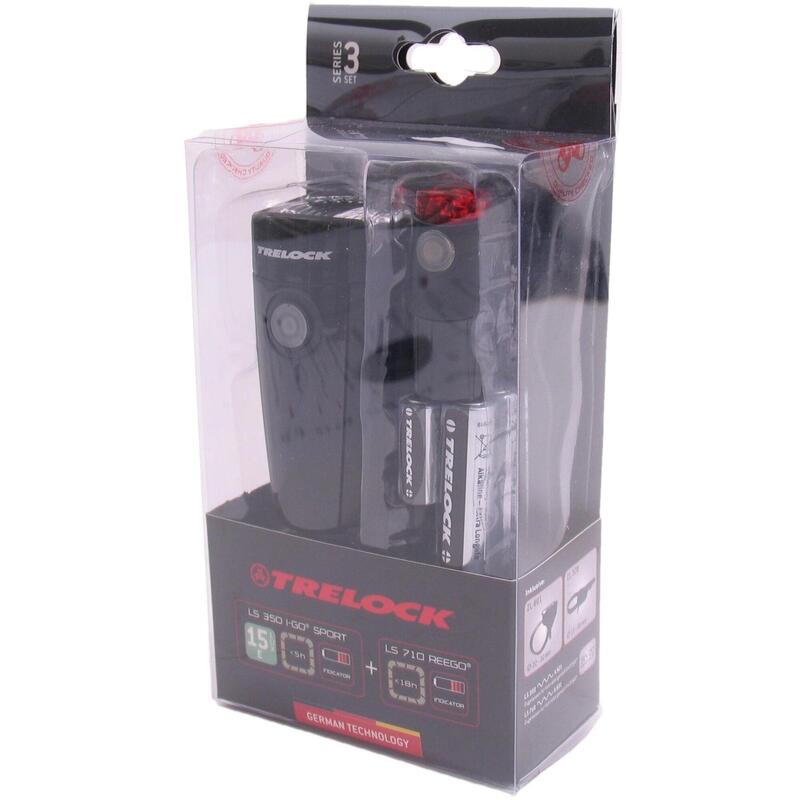 TRELOCK Set di luci I-Go Sport LS 350 / LS 710