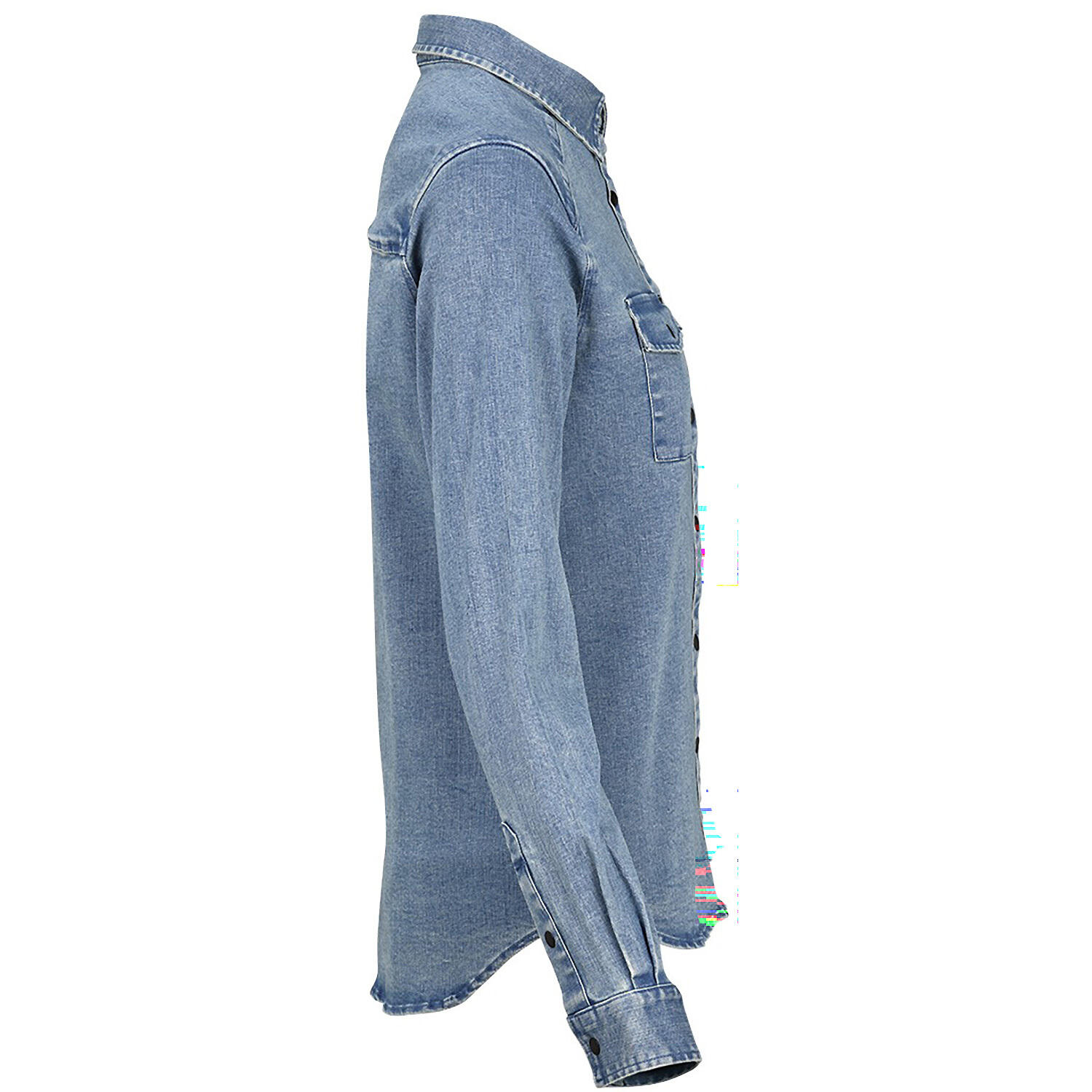 Damen Hemd W CARVE DIGGER ORGANIC DENIM SHIRT 3/6