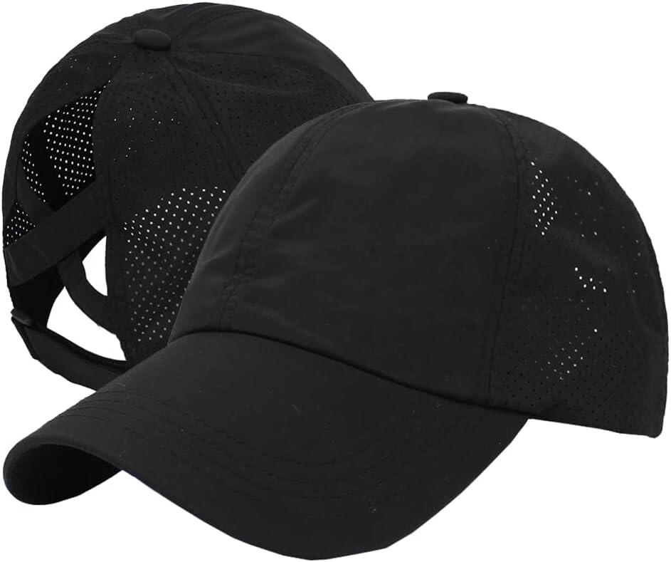 Quick Drying Ponytail Hat for Women