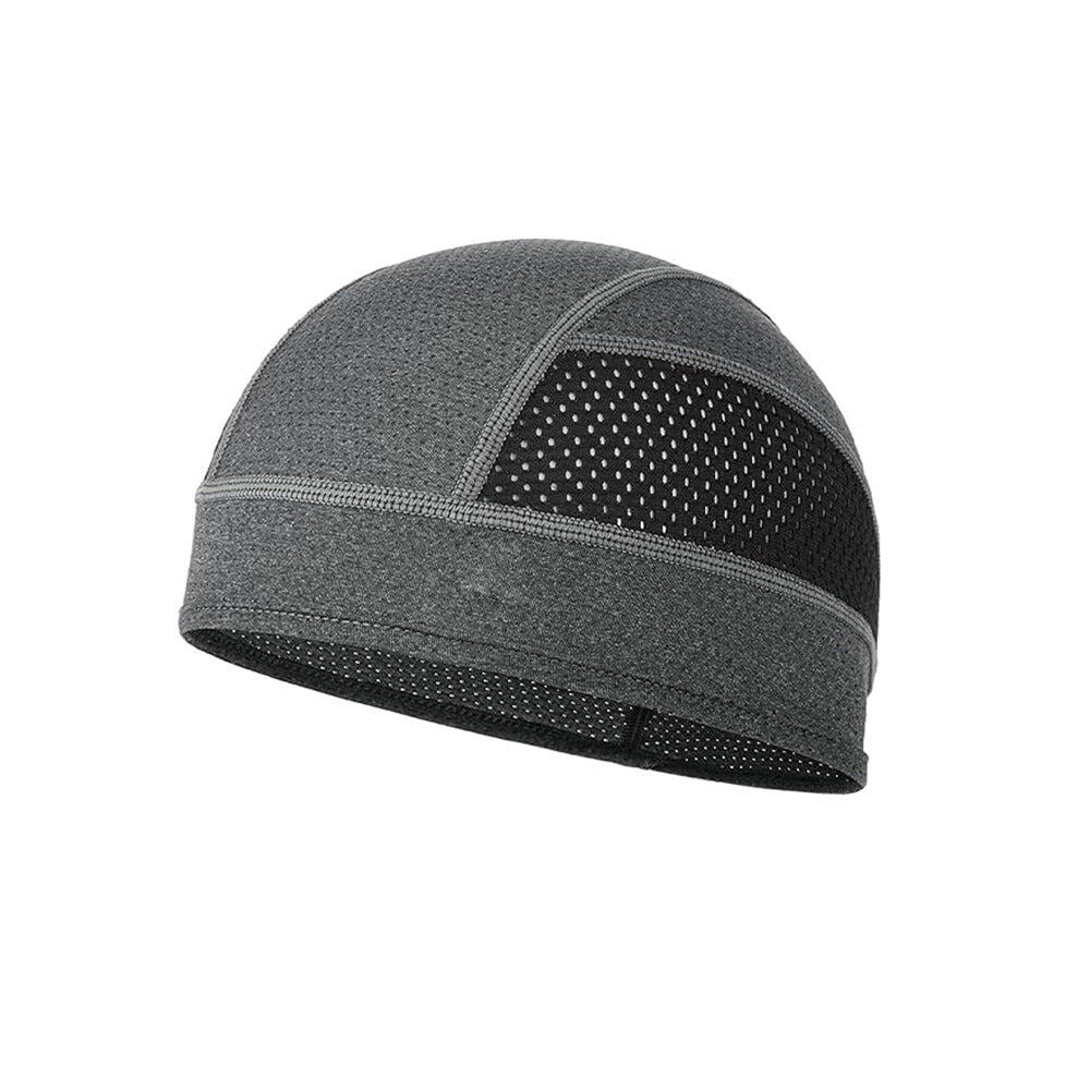 Cooling Mesh Skull Cap Helmet Liner Sweat Wicking Quick Dry Beanie Grey