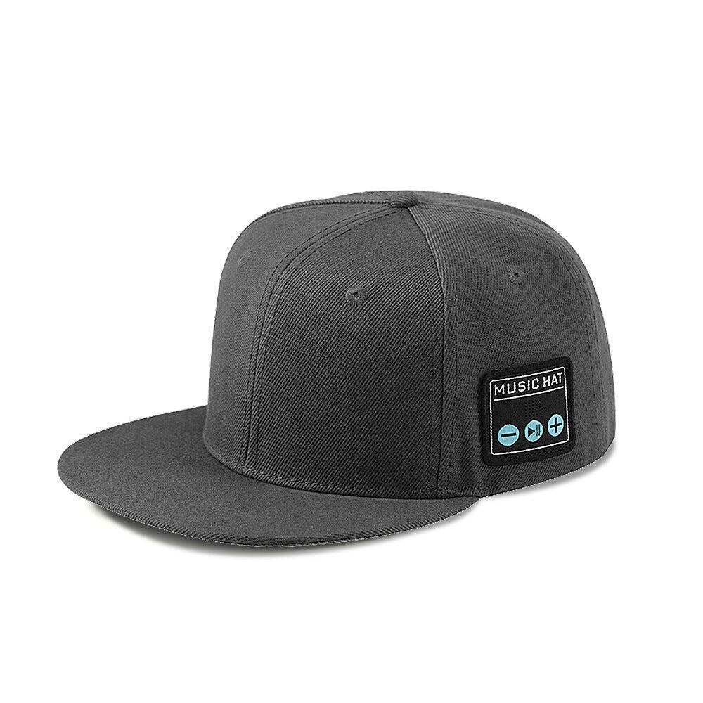 Dark Grey Bluetooth 5.4 Music Adjustable Sun Hat
