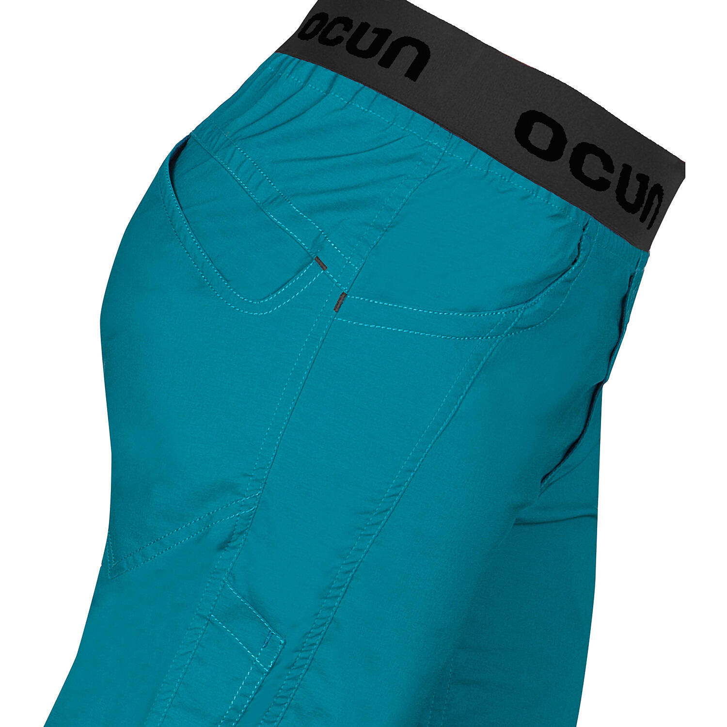 Pantalon escalade Ocún Mania Eco turquoise extensible 4/7