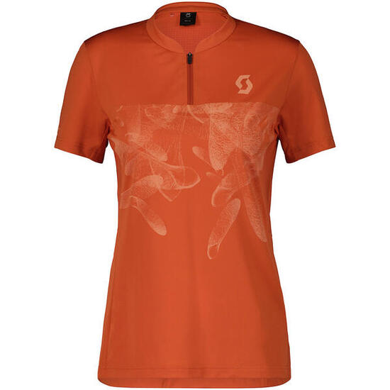 Damen T-Shirt W TRAIL FLOW ZIP S/SL SHIRT