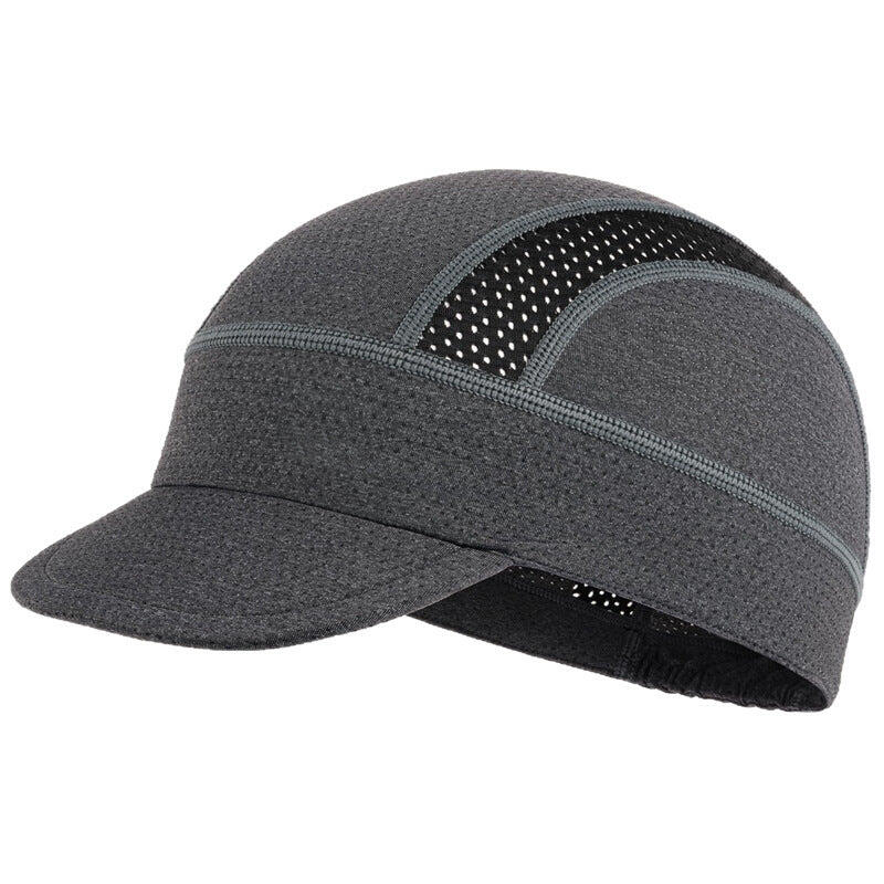Grey Mesh Cycling Cap Under Helmet Liner Breathable Skull Cap - 55-60cm