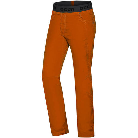 Pantalon escalade Ocún Mánia Eco homme caramel café, ultraléger, séchage rapide