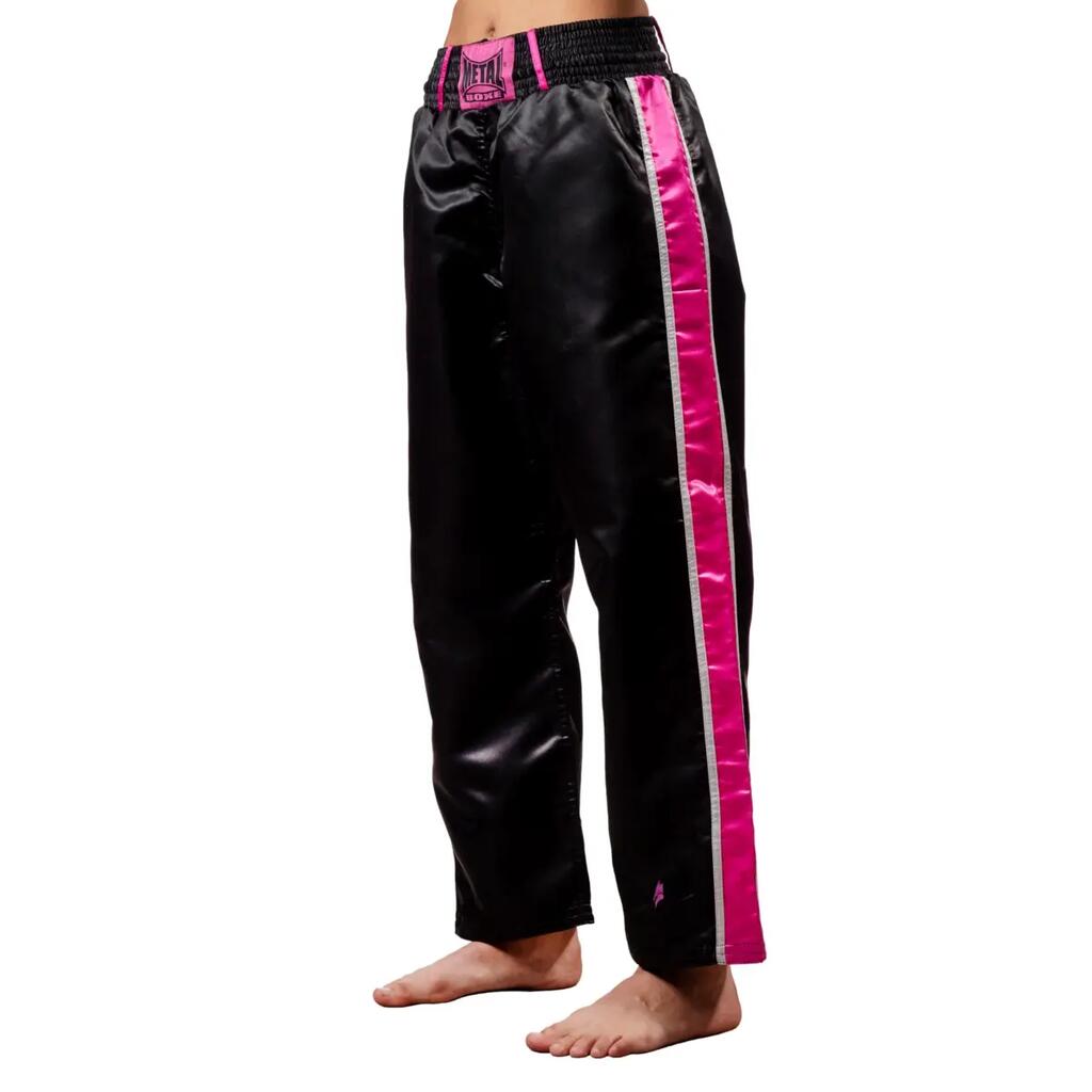 PANTALON FULL CONTACT NOIR FUCHSIA