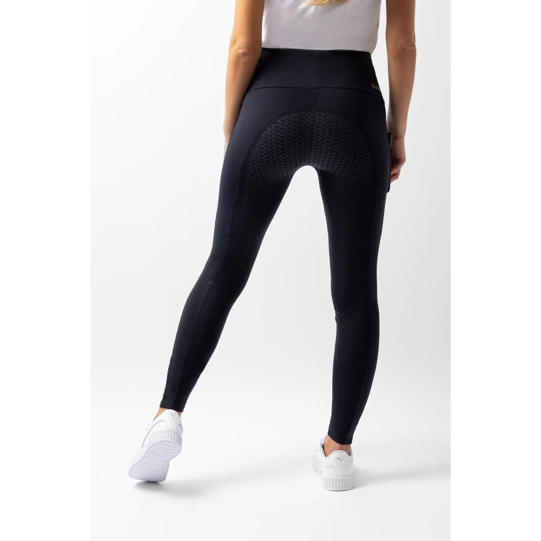 Leggings abbigliamento funzionale da equitazione full grip per donna Horze Mathi 4/7
