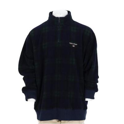 Maglione pile uomo Vintage Y2K Polo Ralph Lauren