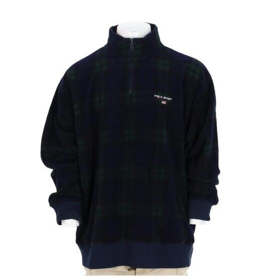 Maglione pile uomo Vintage Y2K Polo Ralph Lauren