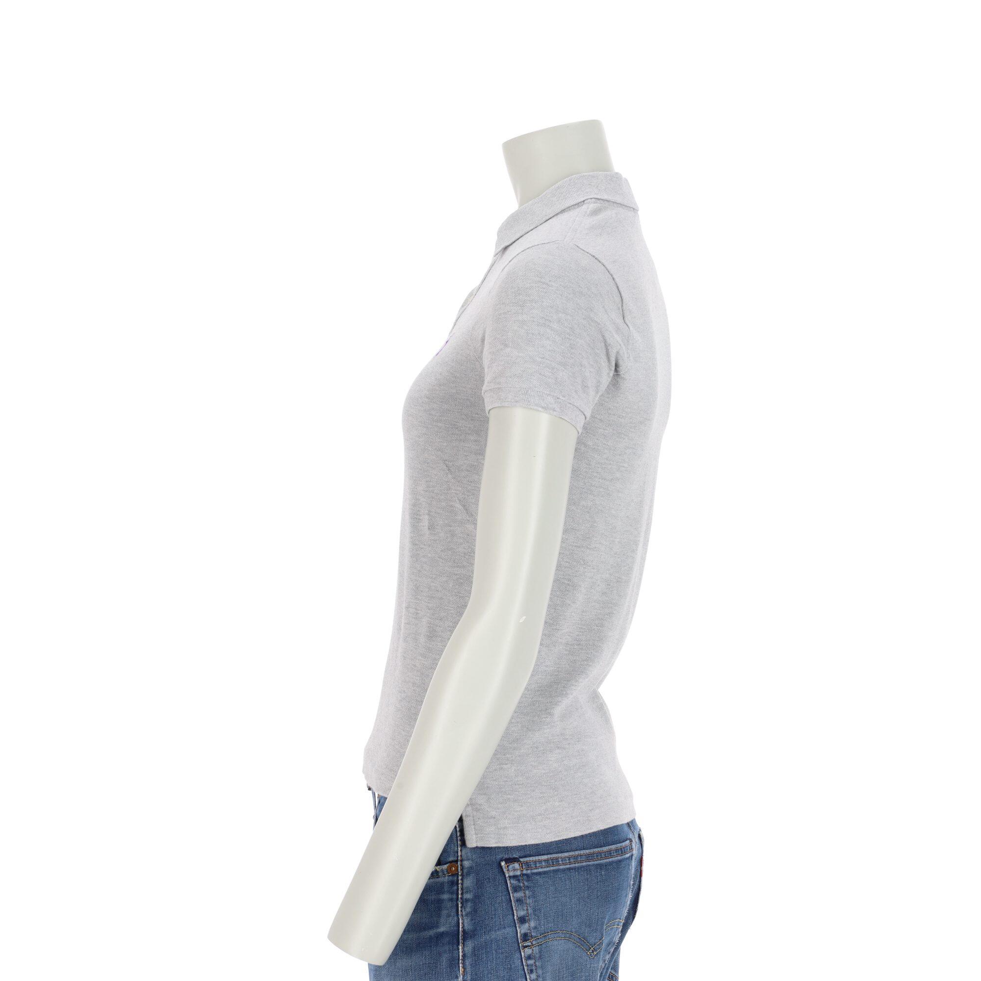 Segunda vida - Camisola Polo Ralph Lauren feminina cinza - Em muito bom estado 3/7