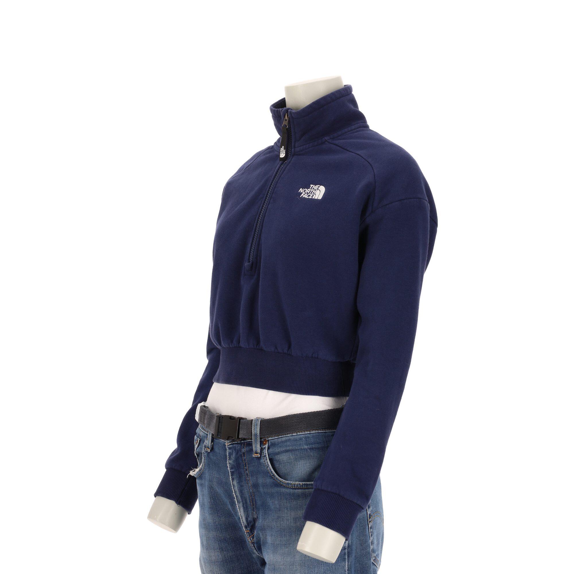 Segunda Vida - Sudadera corta mujer The North Face azul marino - Muy Bueno 4/7