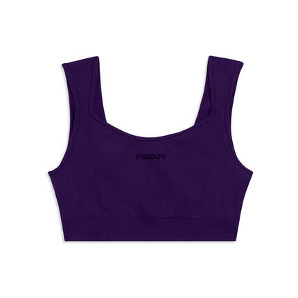 Brassière de sport avec col en forme de cœur, soutien léger