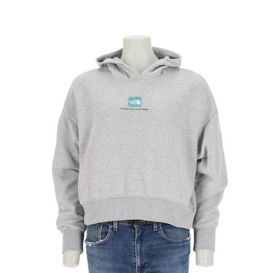 Tweedehands - The North Face Dames Hoodie Grijs - Zeer goede staat