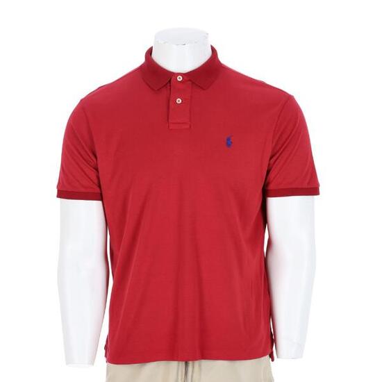 Polo uomo maniche corte rosso Polo Ralph Lauren