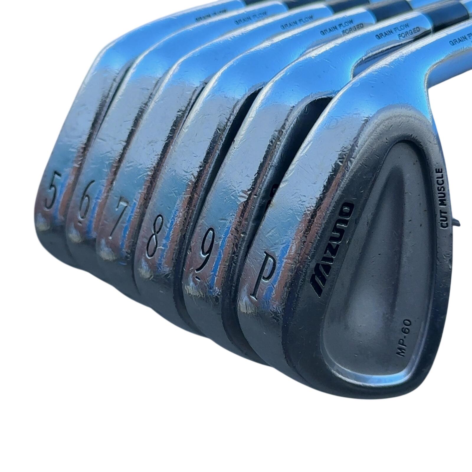 Mizuno MP-60 Série de fers / 5-PW / Flex Stiff / Acier 3/7