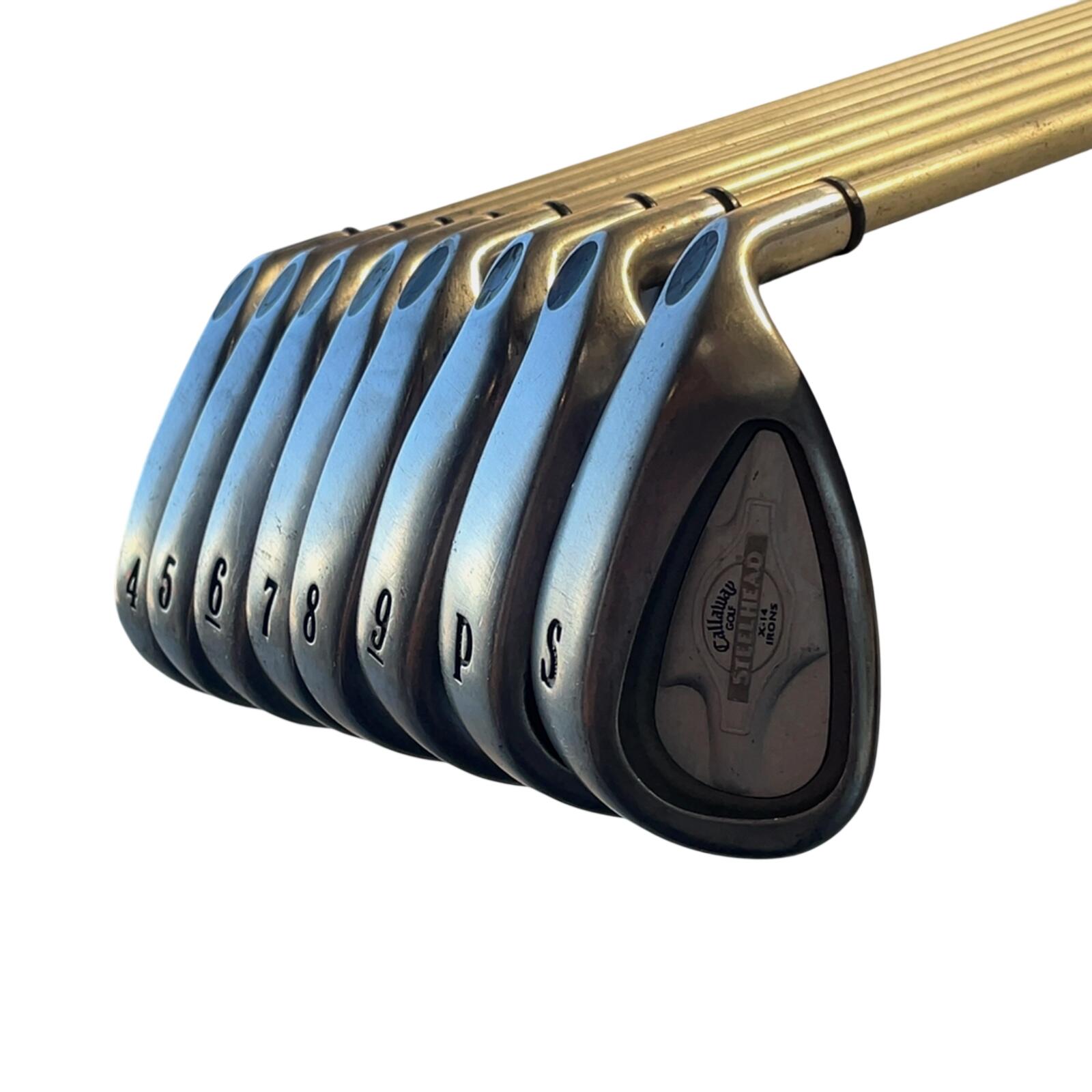 Callaway Steelhead X-14 IJzerset / 4-PW+SW / Flex Ladies / Grafiet 3/7