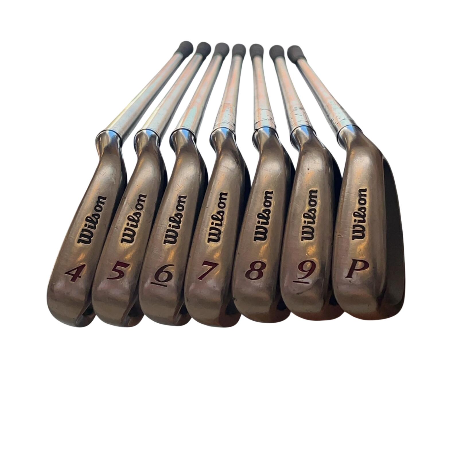 Wilson Deep Red IJzerset / 4-PW / Flex Regular / Grafiet 2/7