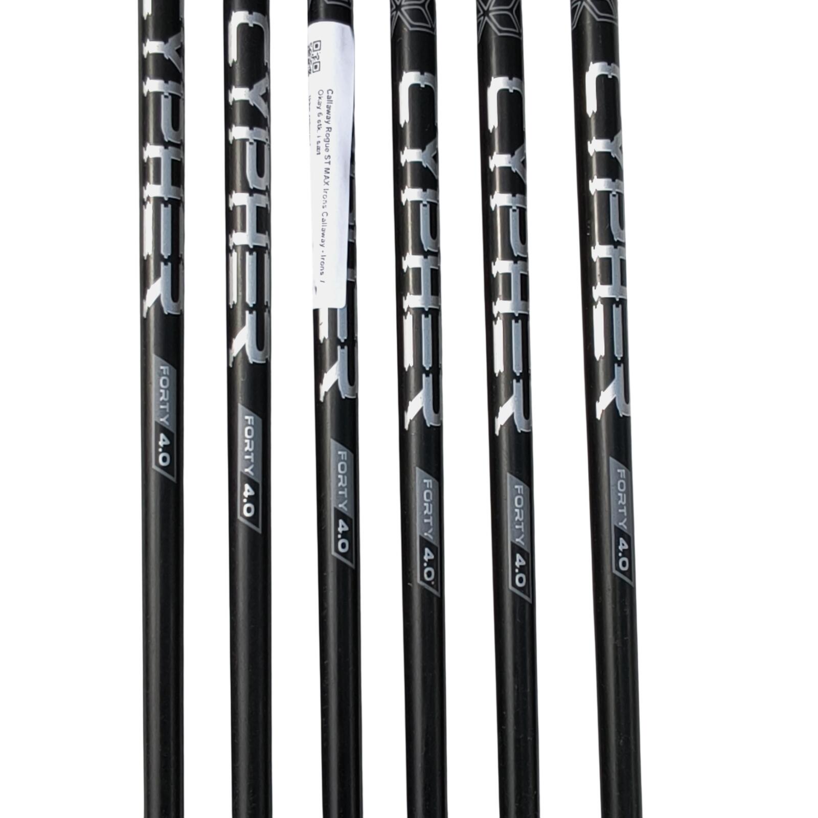 Callaway Rogue ST Max IJzerset / 5-PW+GW / Flex Ladies / Grafiet 4/7